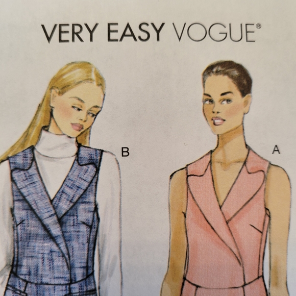 Very Easy Vogue Sewing Patterns (2) ~ Appear Unused ~ 2014 & 2015 ~ Retro Look - Picture 4 of 13